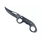 Cutit 2 inele deschidere automata buton, dalimag, 22 cm, negru