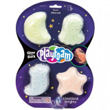 Spuma de modelat reflectorizanta Playfoam&trade; - Set 4 buc PlayLearn Toys