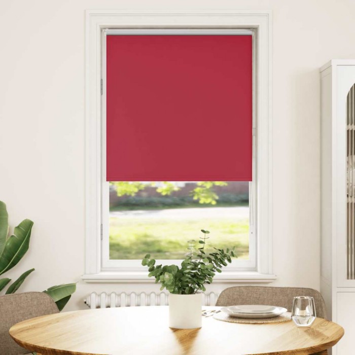 Jaluzea cu role opace Roșu 75x175 cm lățime material 70,7 cm
