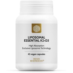 Vitamina D3 + K2 Lipozomala 45cps