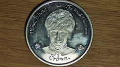 Isle of Insula Man -moneda memoriala deosebita- 1 crown 2002 UNC PROOF- Princess Diana