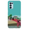 Husa compatibila cu Oppo Find X3 Lite model Spirited Away Bridge, Silicon, TPU, Viceversa, Transparent, Carcasa