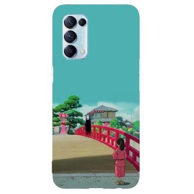 Husa compatibila cu Oppo A5 (2020) model Spirited Away Bridge, Silicon, TPU, Viceversa foto