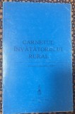 Carnetul &icirc;nvăţătorului rural