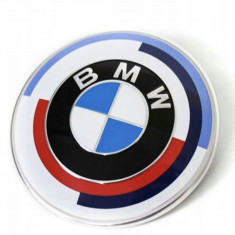 Emblemă cu logo BMW pentru capotă 82MM 813237505 50 JAHRE