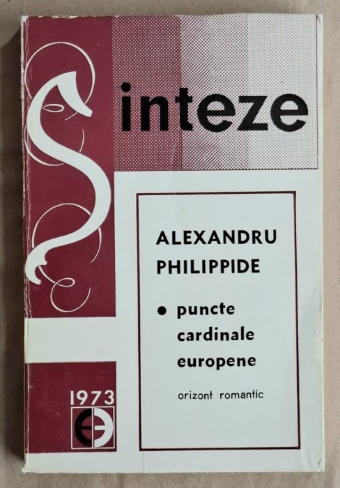 Sinteze - Alexandru Philippide Contine dedicatie, data si semnatura autorului