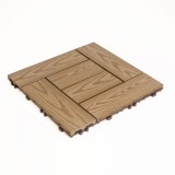 Placi paviment 6 lamele - 30 x 30 cm - maro deschis, model lemn - 11 buc/pachet Best CarHome