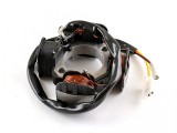 Stator Magnetou Suzuki Address 50, 4 bobine, 3 fire, Diametru 84mm, Prindere 2 suruburi M6