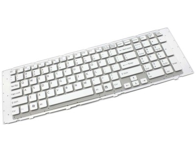 Tastatura Sony Alba Vaio VPCEF2S1EBI layout US fara rama enter mic, Vaio VPCEF2S1RBI layout US fara rama enter foto