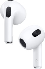 CASTI Apple Airpods gen3, pt. smartphone, wireless, intraauriculare - butoni, microfon pe casca, conectare prin Bluetooth 5.0, alb, &amp;quot;mme73zm/a&amp;quot; (timbr foto