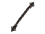 Maner mobila Fischer, otel, stil vintage, 90mm, &Oslash;8mm, negru mat