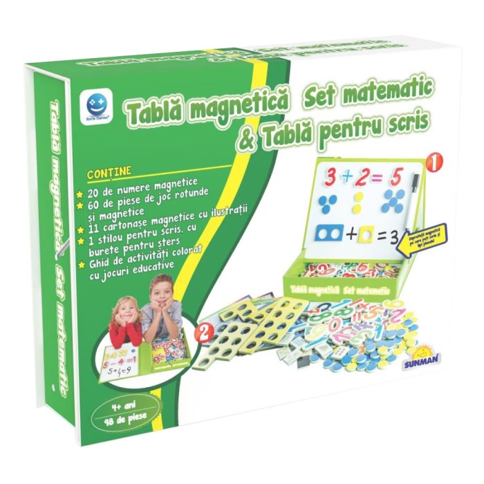 Smile Games &ndash; Joc educativ matematic pe tableta magnetica