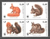Slovenia.2006 Protejarea naturii:Animale-Veverite bloc 4 MS.504