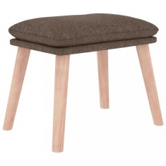 Taburet, gri taupe, 45x29,5x35 cm, material textil foto