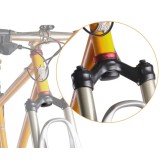 Sistem ascundere tracker Airtag, THD, atasabil la bicicleta in furca, negru