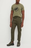Mammut pantaloni de exterior Massone culoarea verde