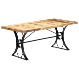 vidaXL Masă de bucătărie, 180 x 90 x 76 cm, lemn masiv de mango 282766