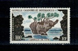 New Caledonia 1962 - Posta Aeriana, 100Fr neuzat foto