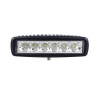 Proiector LED Auto Offroad 18W/12V-24V, 1320 Lumeni, Lungime 16 cm, Spot Beam 25 grade, Xenon Bright