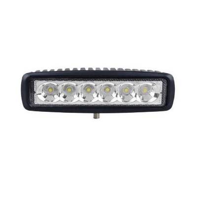 Proiector LED Auto Offroad 18W/12V-24V, 1320 Lumeni, Lungime 16 cm, Spot Beam 25 grade foto