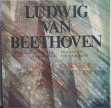 Disc vinil, LP. LUCRARILE PENTRU PIAN LA PATRU MAINI-Ludwig Van Beethoven, Suzana Szoreny, Corneliu Radulescu