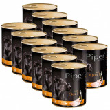 Cumpara ieftin Piper Adult conservă pentru c&acirc;ine cu prepeliţă 12 x 800 g