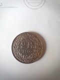 Moneda 2 franci 1940 Elvetia Argint