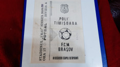 program Poli Timisoara - FCM Brasov foto
