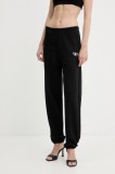 Diesel pantaloni de trening din bumbac P-LACYN-OD culoarea negru, uni, A19447.0BMBJ