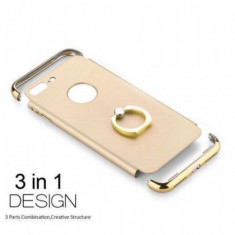 Husa telefon Apple iPhone 7 ofera protectie 3in1 Ring Ultrasubtire - Gold