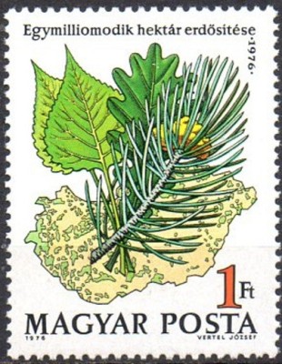 B1544 - Ungaria 1976 - Natura neuzat,perfecta stare foto