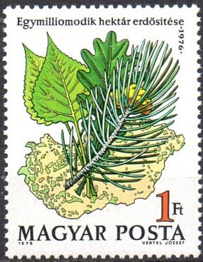 B1544 - Ungaria 1976 - Natura neuzat,perfecta stare