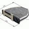 Filtru polen / aer habitaclu MERCEDES C-CLASS (W202) (1993 - 2000) BOSCH 1 987 432 301