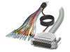 Cablu D-Sub 25 pini PHOENIX CONTACT 1m PVC IP54 cod 2926519 gri