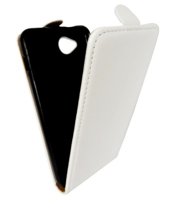 Husa flip alba (interior bej) pentru Allview P6/P6 Quad foto