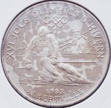 54 Andorra 10 diners 1989 1992 Winter Olympics km 55 UNC argint, Europa