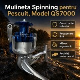 Mulineta Spinning pentru Pescuit, Model QS7000