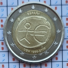 Spania 2 euro 2009 UNC - 10 Years of EMU - km 1142 - E001