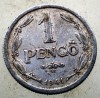 Moneda Ungaria 1 Pengo 1941, Aluminiu, KM# 521, WWII