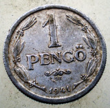 1.213 UNGARIA WWII 1 PENGO 1941, Europa, Aluminiu