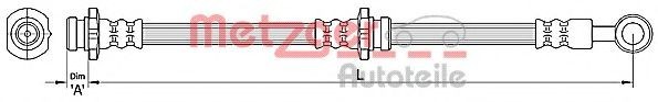 Conducta / cablu frana NISSAN ALMERA II (N16) (2000 - 2016) METZGER 4110390