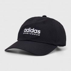 adidas șapcă culoarea negru, cu imprimeu IP6315