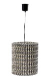 Cumpara ieftin Lustra hartie origami gri 28 x 33 cm