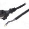 Cablu alimentare AC, 4.5m, 2 fire, culoare negru, cabluri, CEE 7/17 (C) mufa, PLASTROL - W-97258