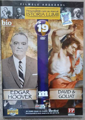 DVD FILM EDGAR HOOVER, DAVID SI GOLIAT-COLECTIV foto
