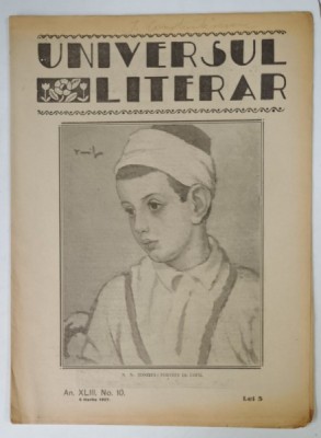 UNIVERSUL LITERAR , No.10 , 1927 foto