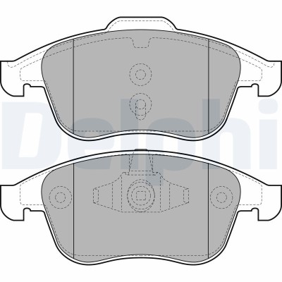 DELPHI LP2079 set placute frana,frana disc foto