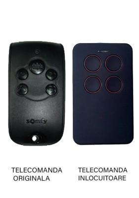Telecomanda inlocuitoare poarta garaj de 2 si 4 canale cod fix 433.92MHz Somfy Keytis 4 NS RTS compatibila cu originalul (848) foto