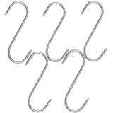 Cumpara ieftin Set cinci Carlige afumatoare carne , macelarie IdeallStore&reg; , 16 cm , metal