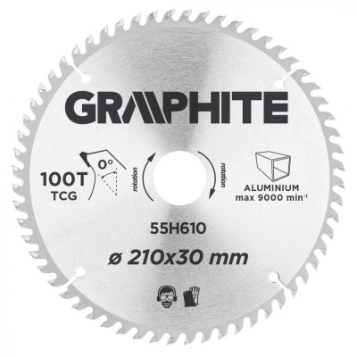 Disc circular 210 x 30 mm, 100 dinti, AL 55H610 foto